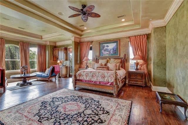 Master Bedroom of this 4-Bedroom,6093 Sq Ft Plan -195-1339