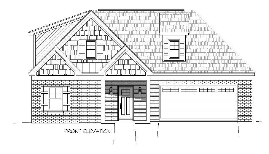 Home Plan Front Elevation of this 3-Bedroom,2367 Sq Ft Plan -196-1037