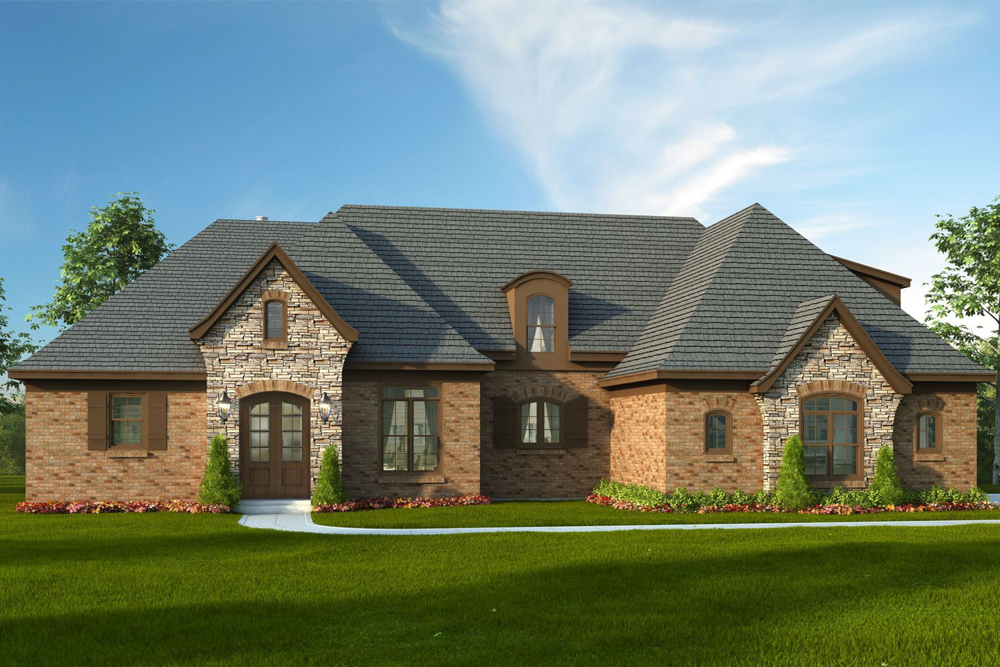 Luxury home (ThePlanCollection: Plan #196-1062)