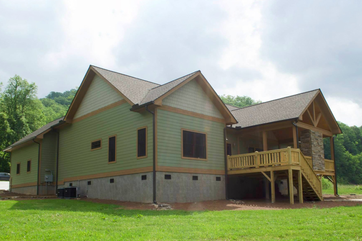 Rear View of this 3-Bedroom,2600 Sq Ft Plan -2600