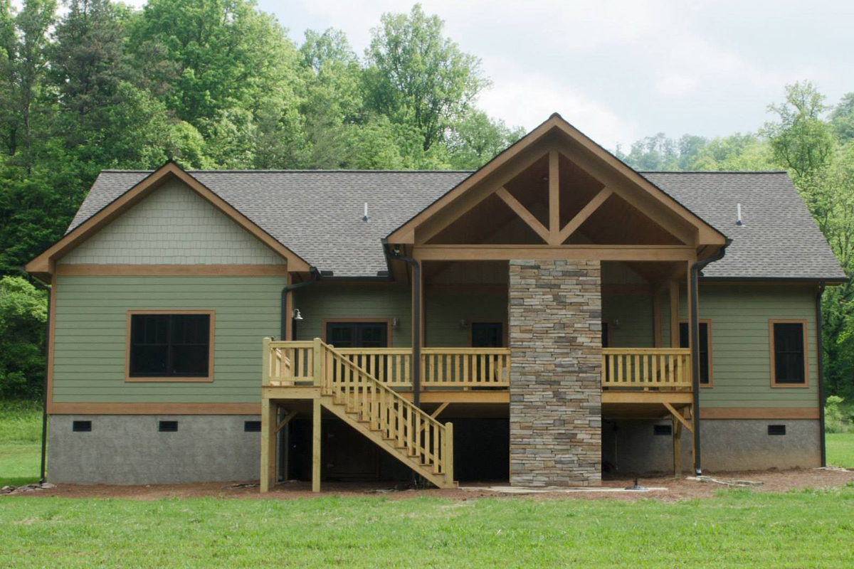 Rear View of this 3-Bedroom,2235 Sq Ft Plan -2235