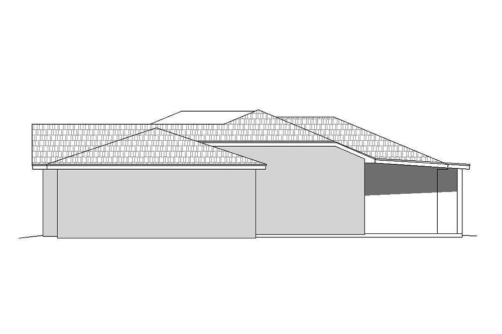 Home Plan Right Elevation of this 3-Bedroom,2651 Sq Ft Plan -196-1096