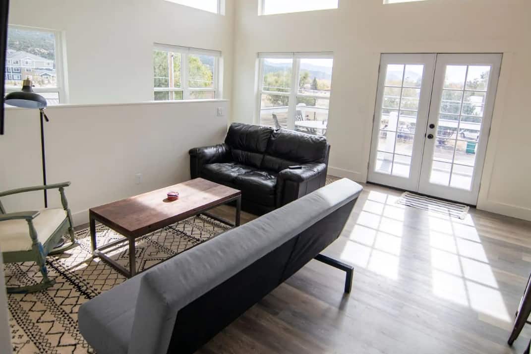 Living Room of this 1-Bedroom,831 Sq Ft Plan -196-1103