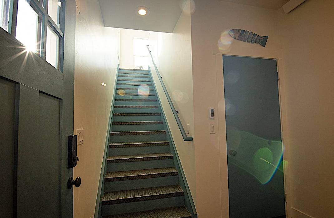Stairs of this 1-Bedroom,831 Sq Ft Plan -196-1103