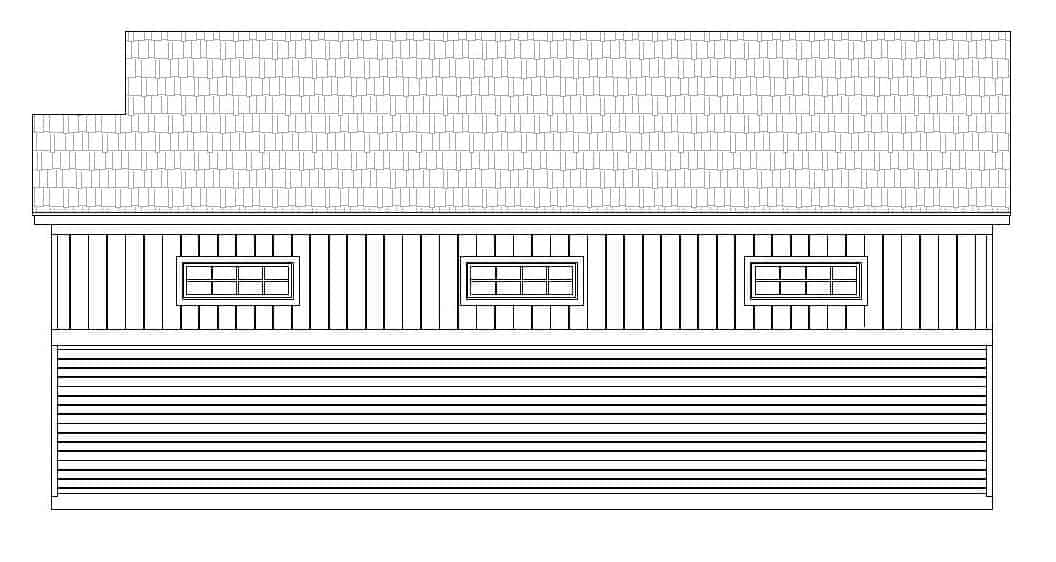 Home Plan Right Elevation of this 1-Bedroom,1200 Sq Ft Plan -196-1107