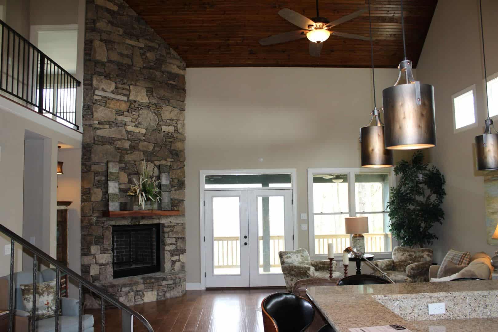 Great Room: Fireplace of this 3-Bedroom,1841 Sq Ft Plan -196-1131