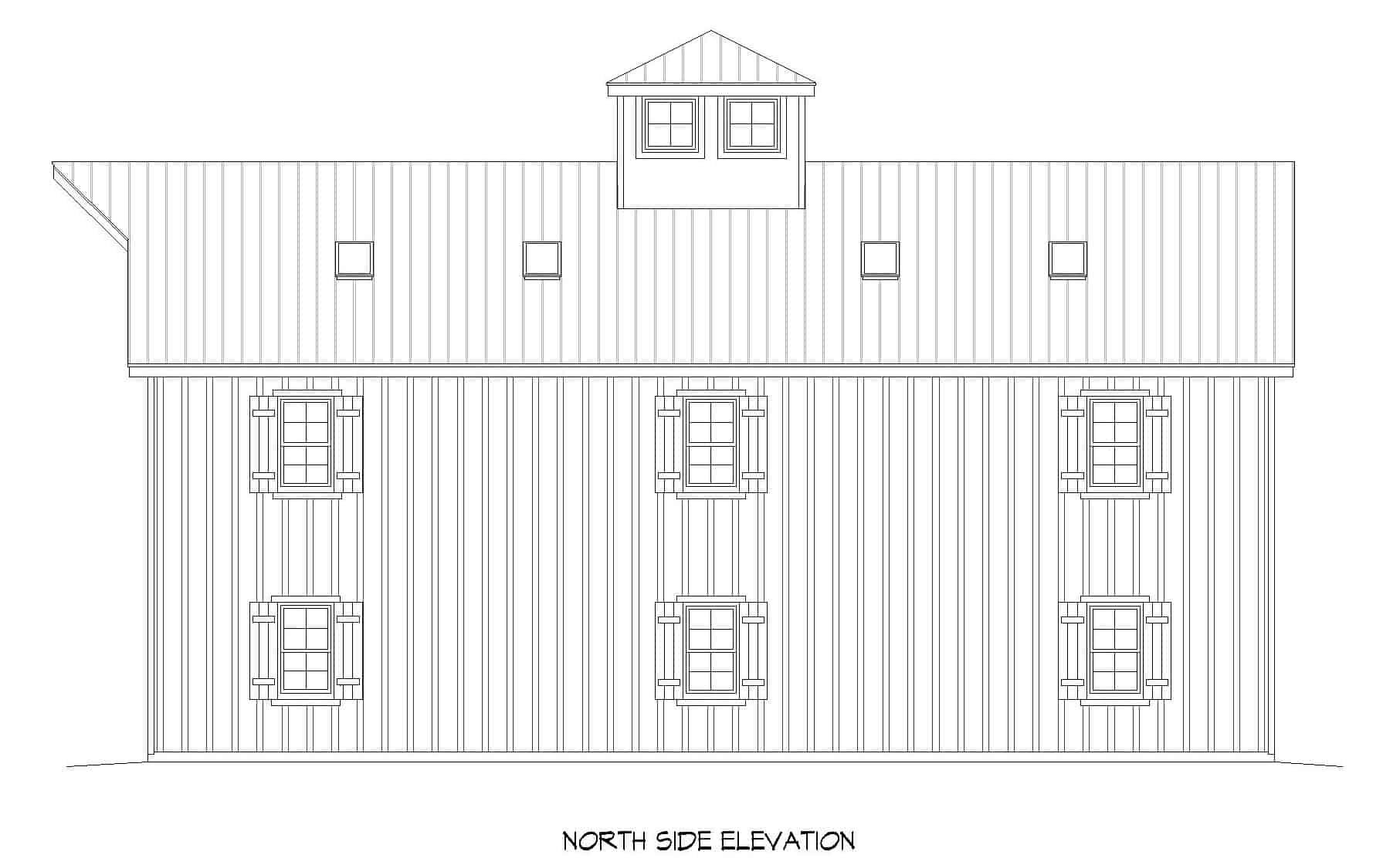 Home Plan Right Elevation of this 0-Bedroom,3120 Sq Ft Plan -196-1156