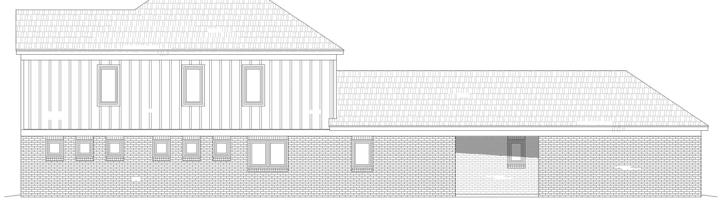 Home Plan Right Elevation of this 3-Bedroom,1888 Sq Ft Plan -196-1278