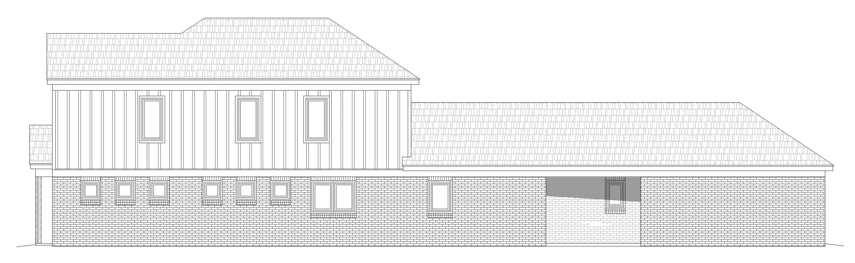 Home Plan Right Elevation of this 3-Bedroom,1888 Sq Ft Plan -196-1279