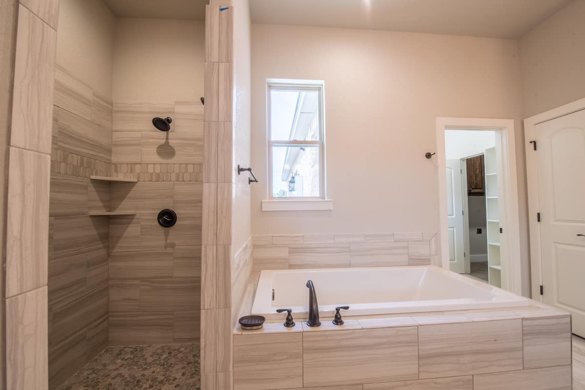 Master Bathroom: Shower of this 3-Bedroom,2709 Sq Ft Plan -196-1287