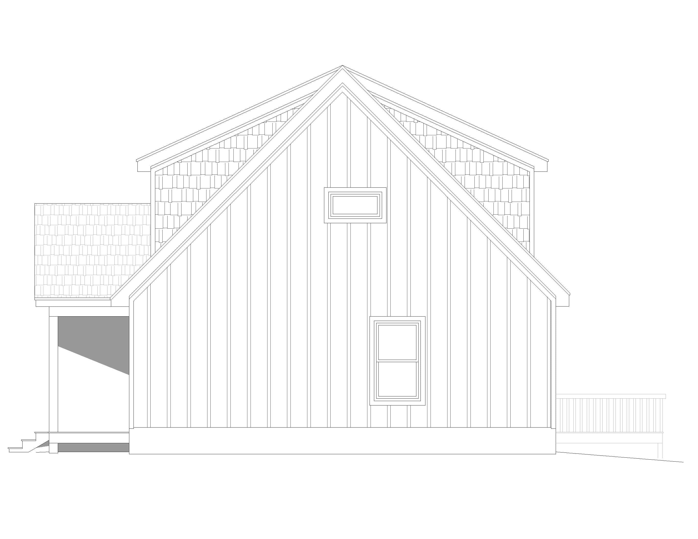 Home Plan Right Elevation of this 3-Bedroom,1952 Sq Ft Plan -196-1289