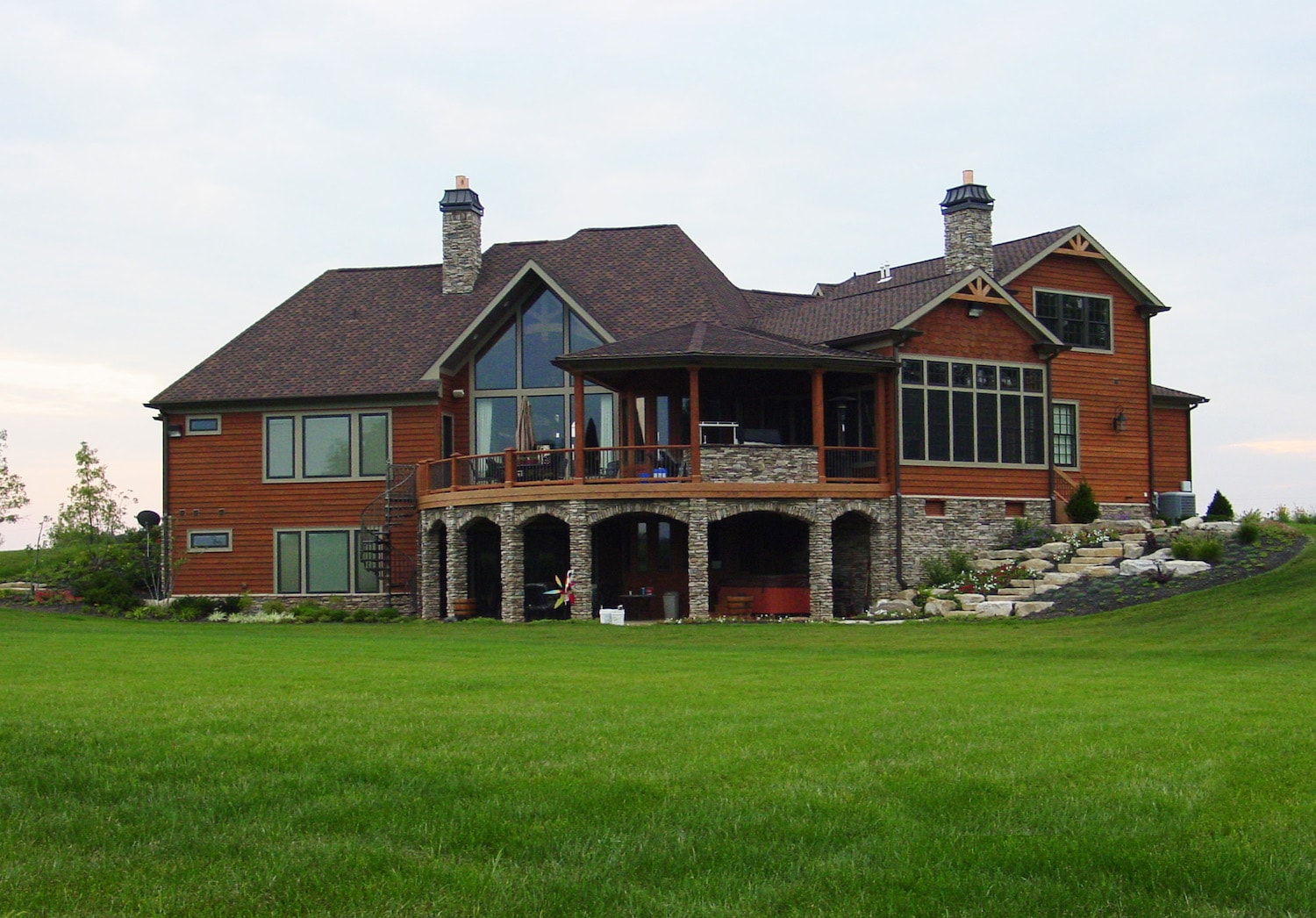 Rear View of this 3-Bedroom,3126 Sq Ft Plan -3126