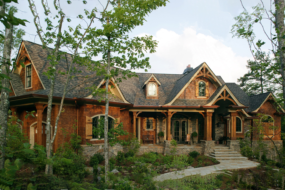 Arts and Crafts Ranch home (ThePlanCollection: Plan #198-1006)