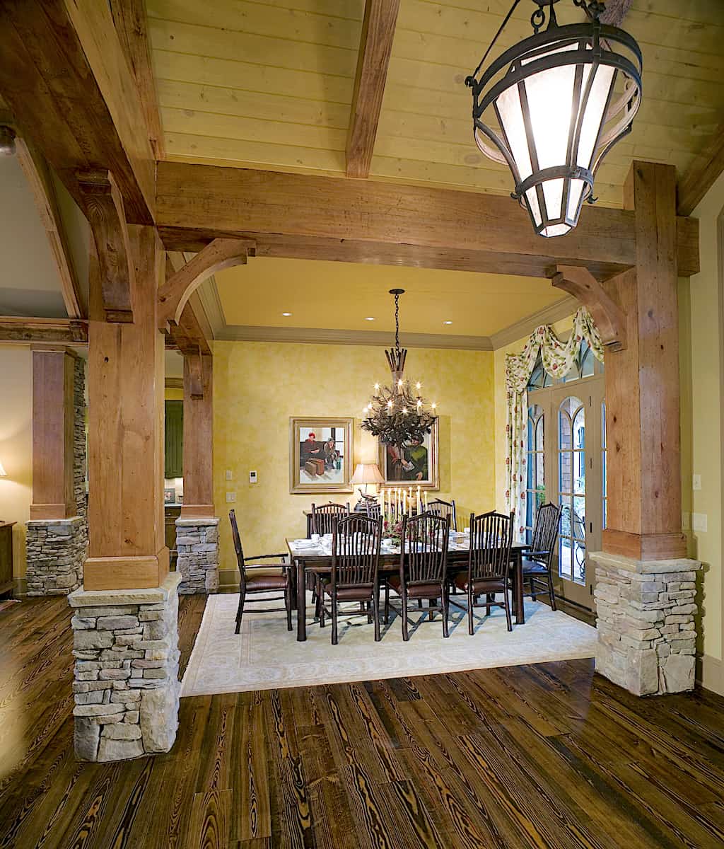 Dining Room of this 3-Bedroom,1729 Sq Ft Plan -198-1008