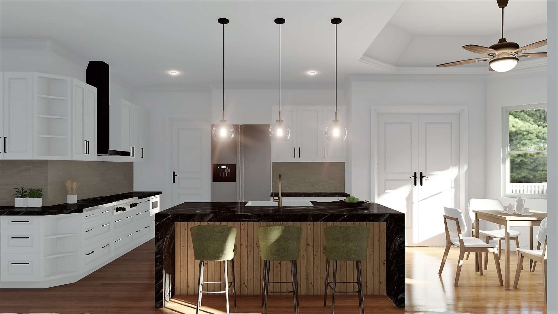 Kitchen of this 3-Bedroom, 3128 Sq Ft Plan - 198-1016