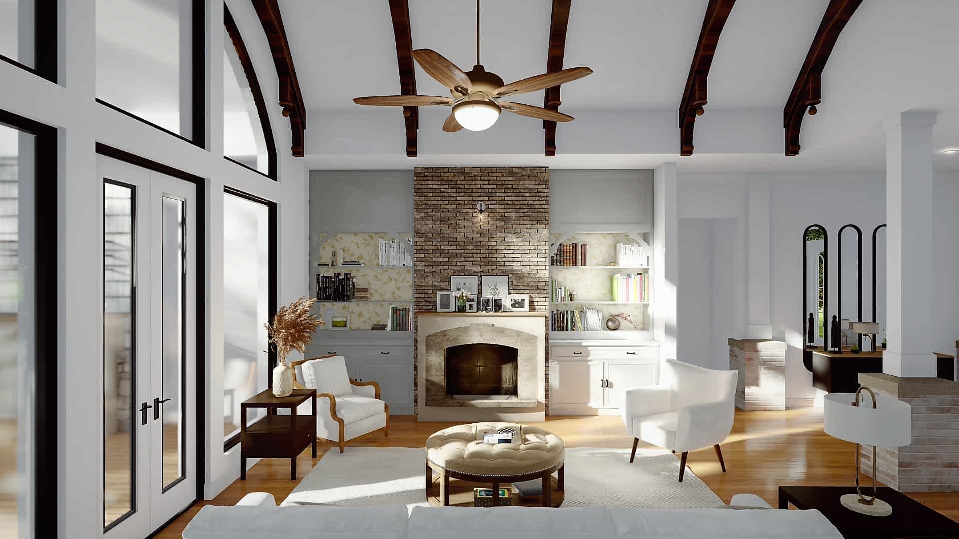 Great Room of this 3-Bedroom, 3128 Sq Ft Plan - 198-1016