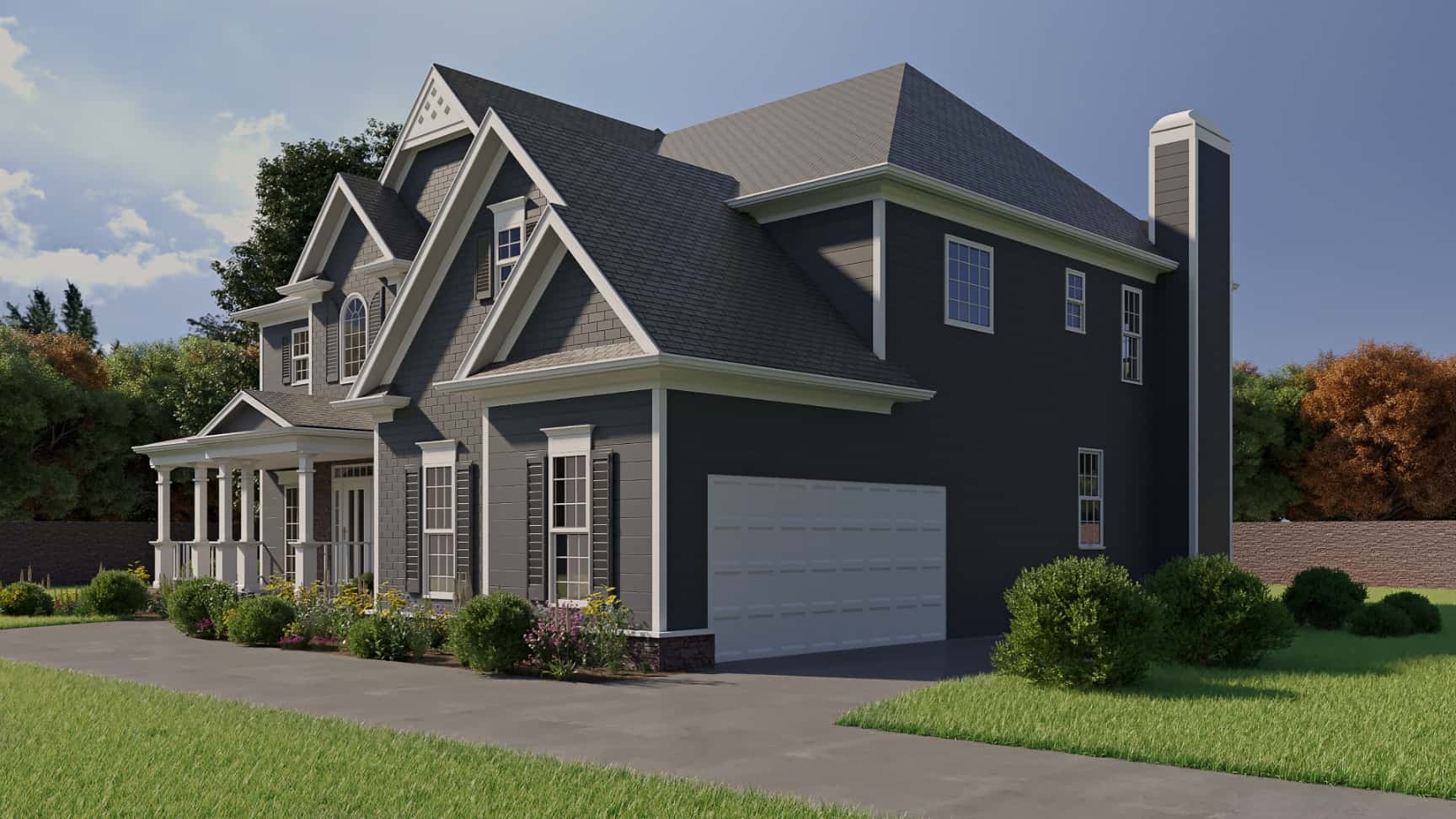 Garage of this 5-Bedroom, 3054 Sq Ft Plan - 198-1020