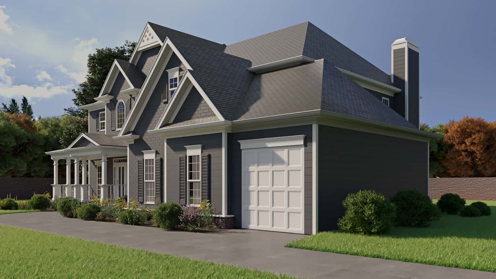 Garage of this 5-Bedroom, 3054 Sq Ft Plan - 198-1020