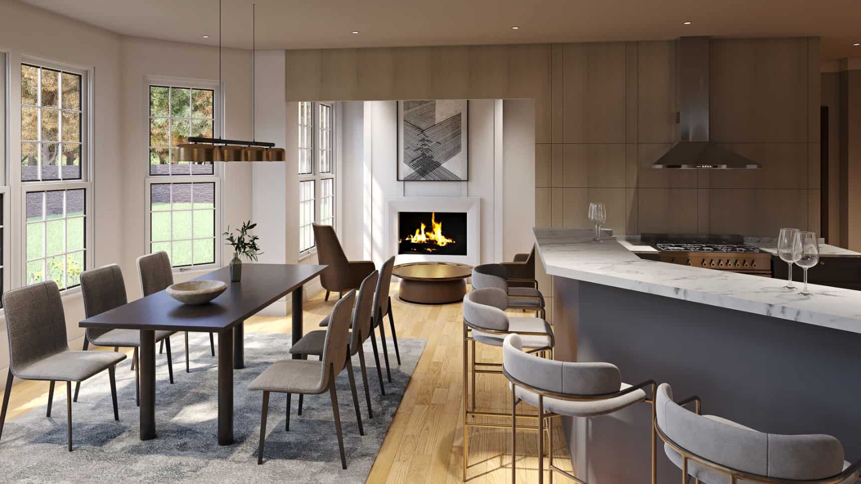 Kitchen of this 5-Bedroom, 3054 Sq Ft Plan - 198-1020