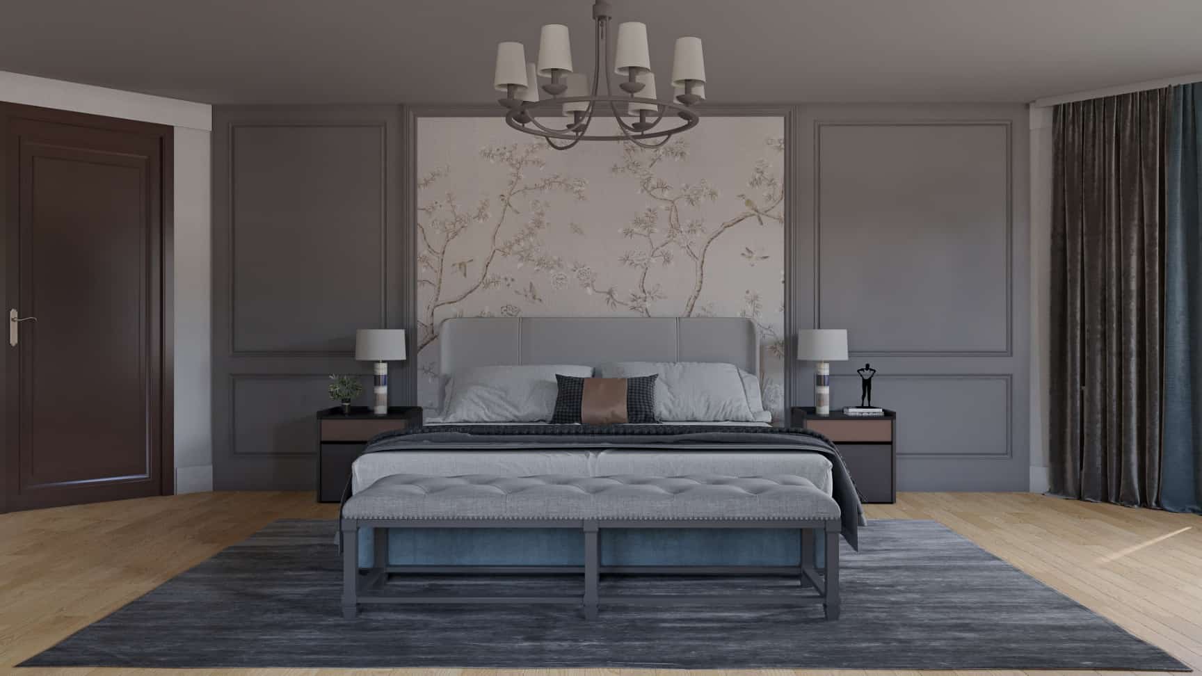 Master Bedroom of this 5-Bedroom, 3054 Sq Ft Plan - 198-1020