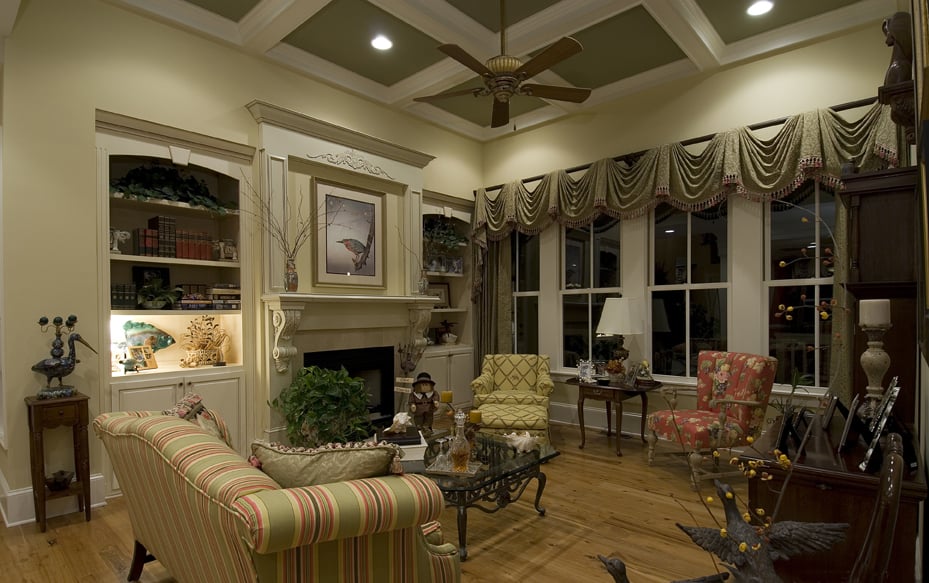 Great Room: Ceiling of this 4-Bedroom,3318 Sq Ft Plan -198-1039
