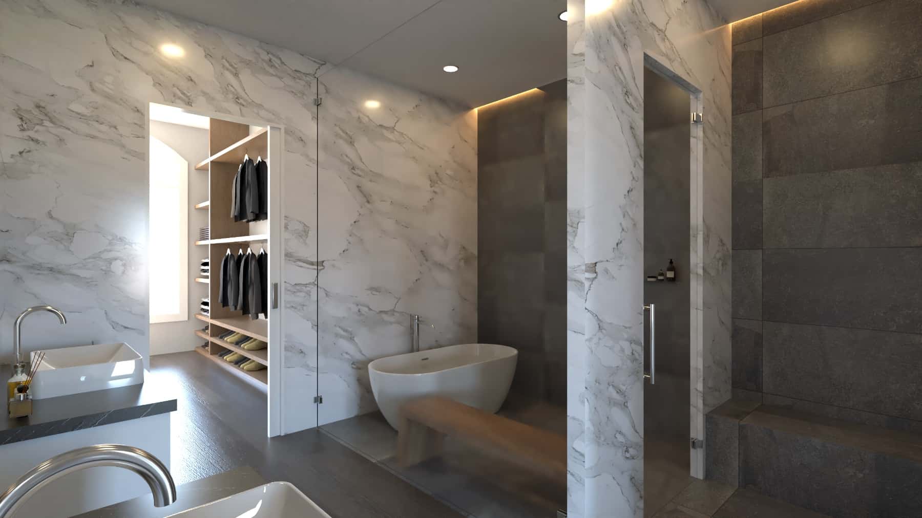 Master Bathroom of this 4-Bedroom, 4135 Sq Ft Plan - 198-1043