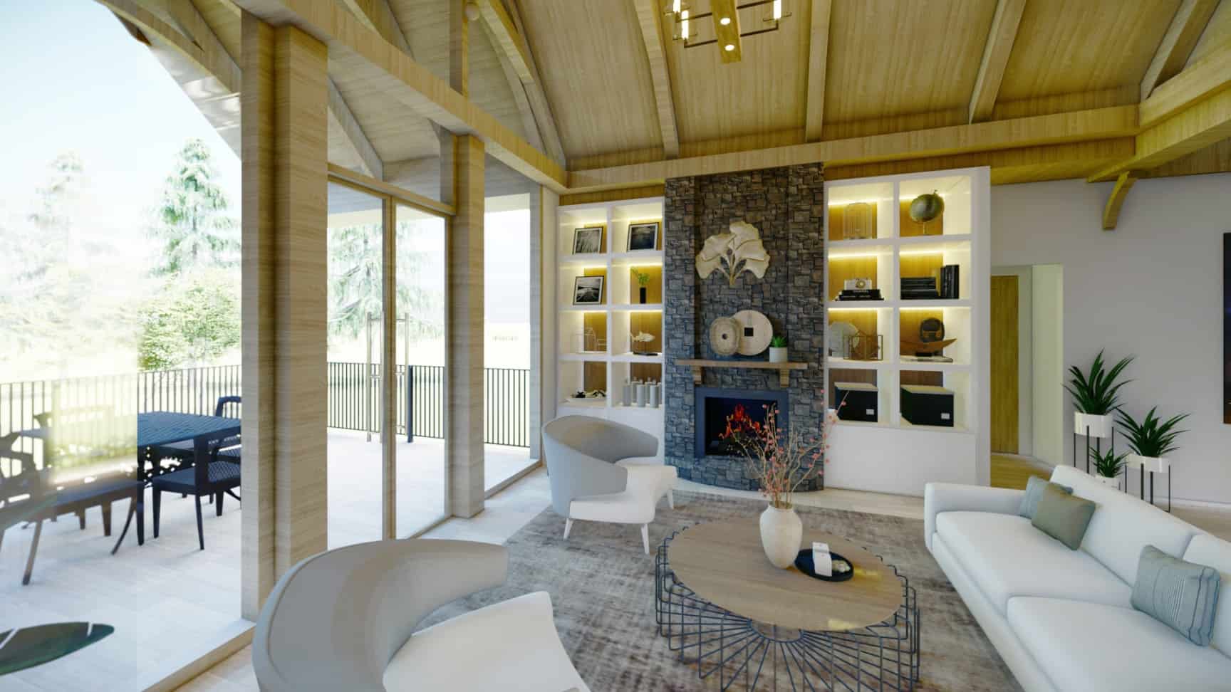 Great Room of this 3-Bedroom, 1729 Sq Ft Plan - 198-1056