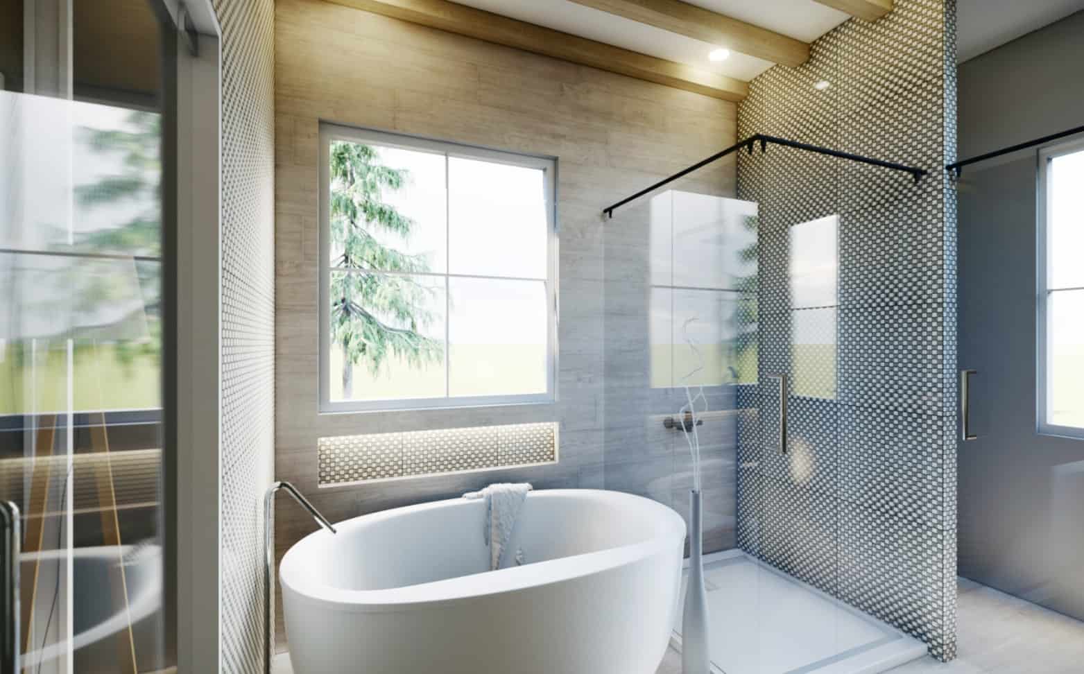 Master Bathroom of this 3-Bedroom, 1729 Sq Ft Plan - 198-1056