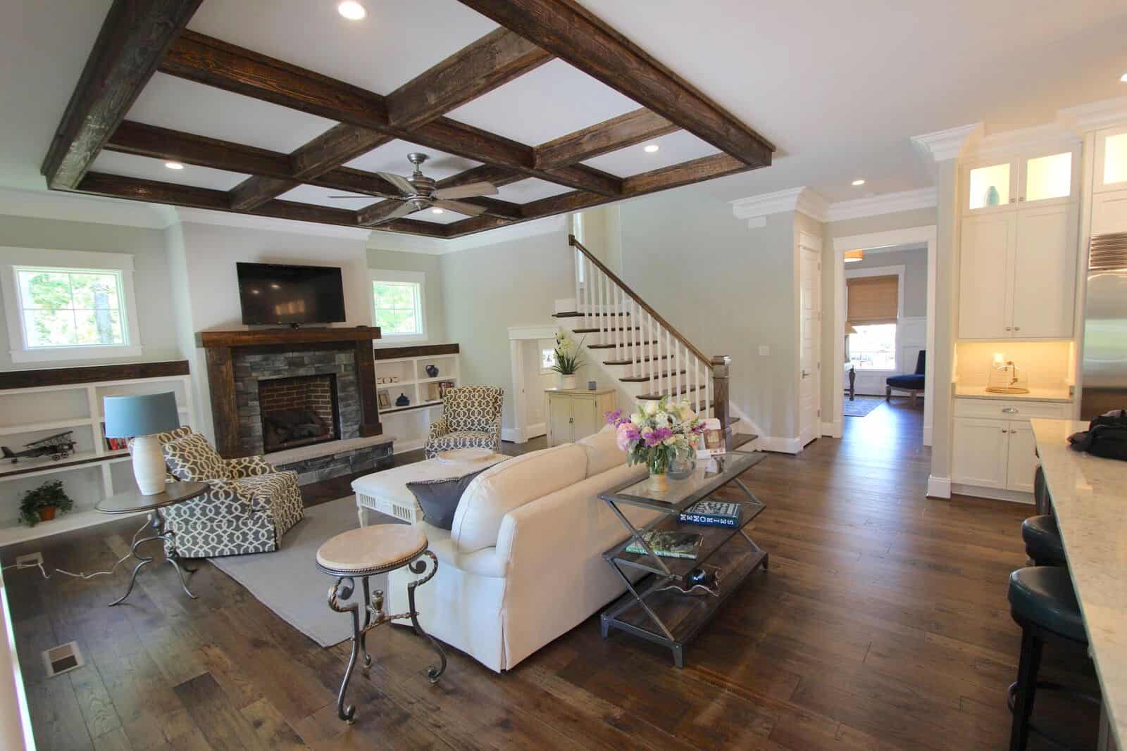 Family Room of this 5-Bedroom,3970 Sq Ft Plan -198-1060