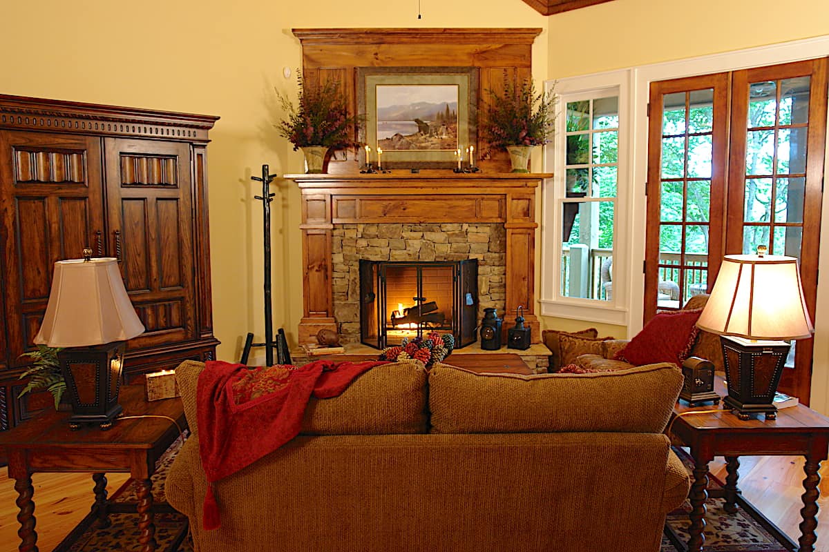 Great Room: Fireplace of this 3-Bedroom,1997 Sq Ft Plan -198-1061