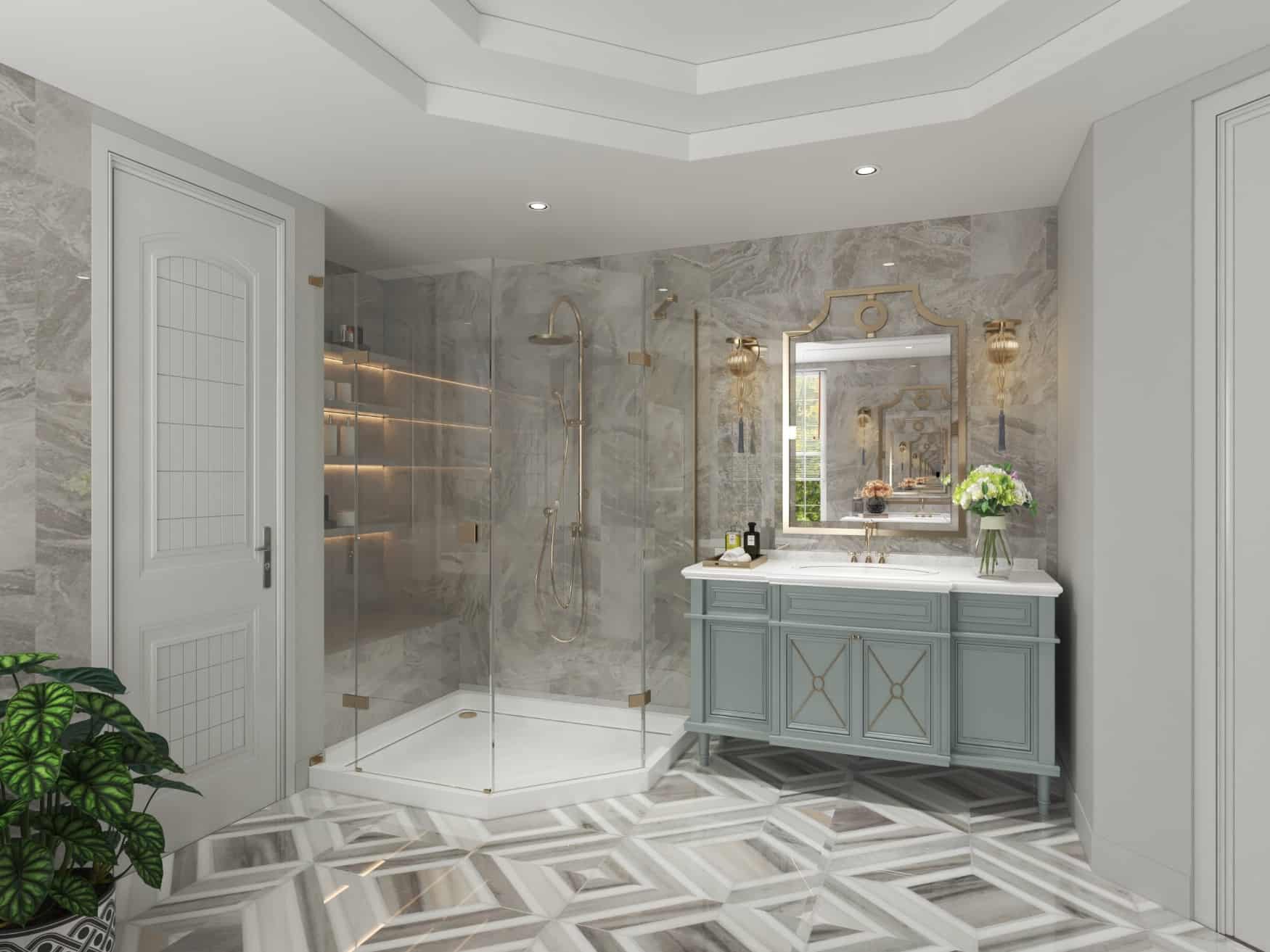 Master Bathroom of this 5-Bedroom, 3314 Sq Ft Plan - 198-1068