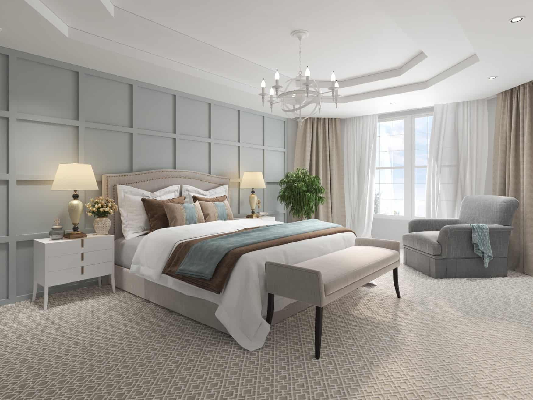 Master Bedroom of this 5-Bedroom, 3314 Sq Ft Plan - 198-1068