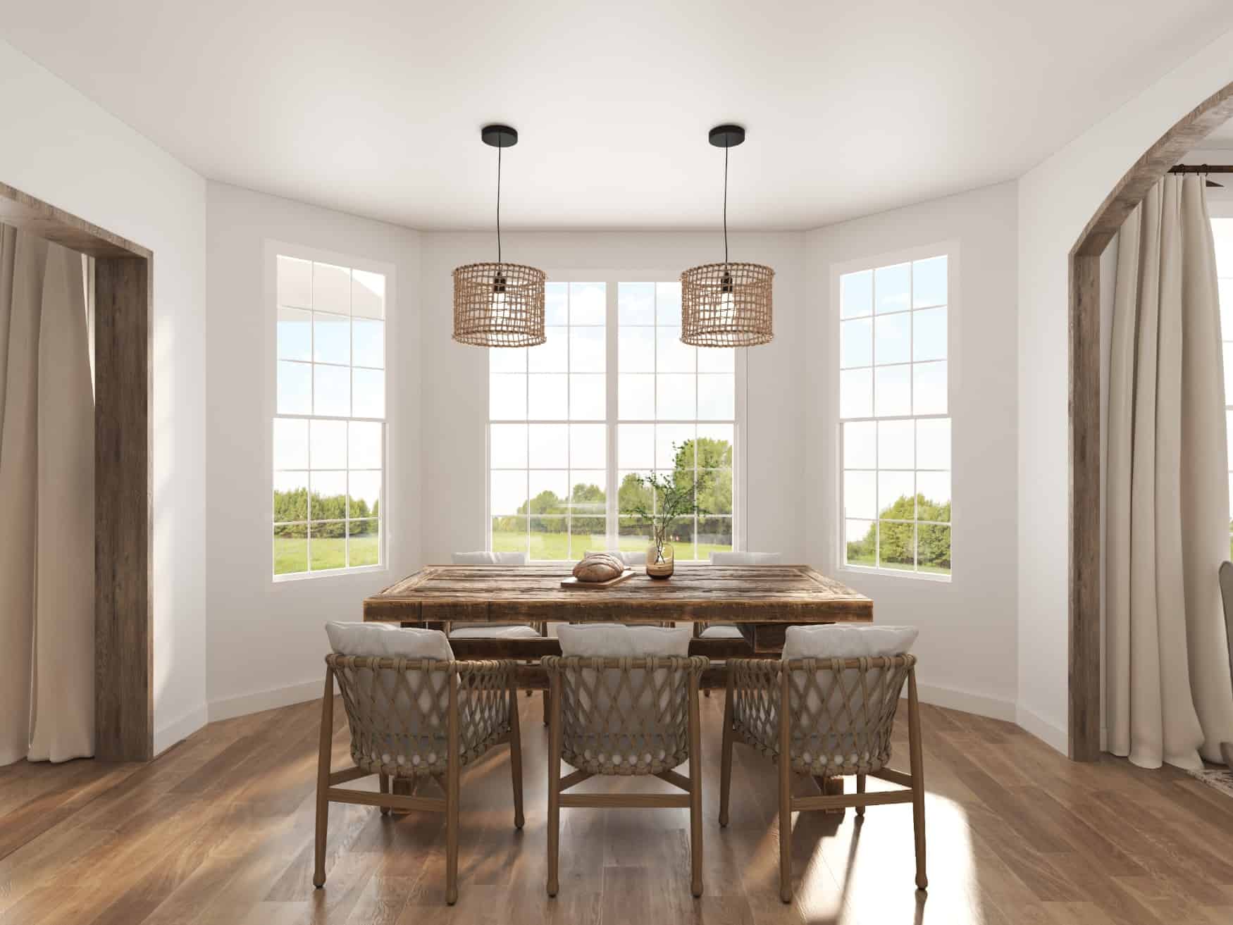 Kitchen: Breakfast Nook of this 5-Bedroom, 3314 Sq Ft Plan - 198-1068