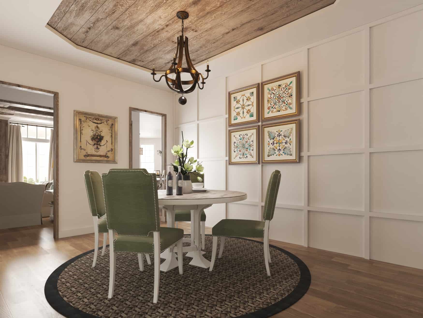 Dining Room of this 5-Bedroom, 3314 Sq Ft Plan - 198-1068