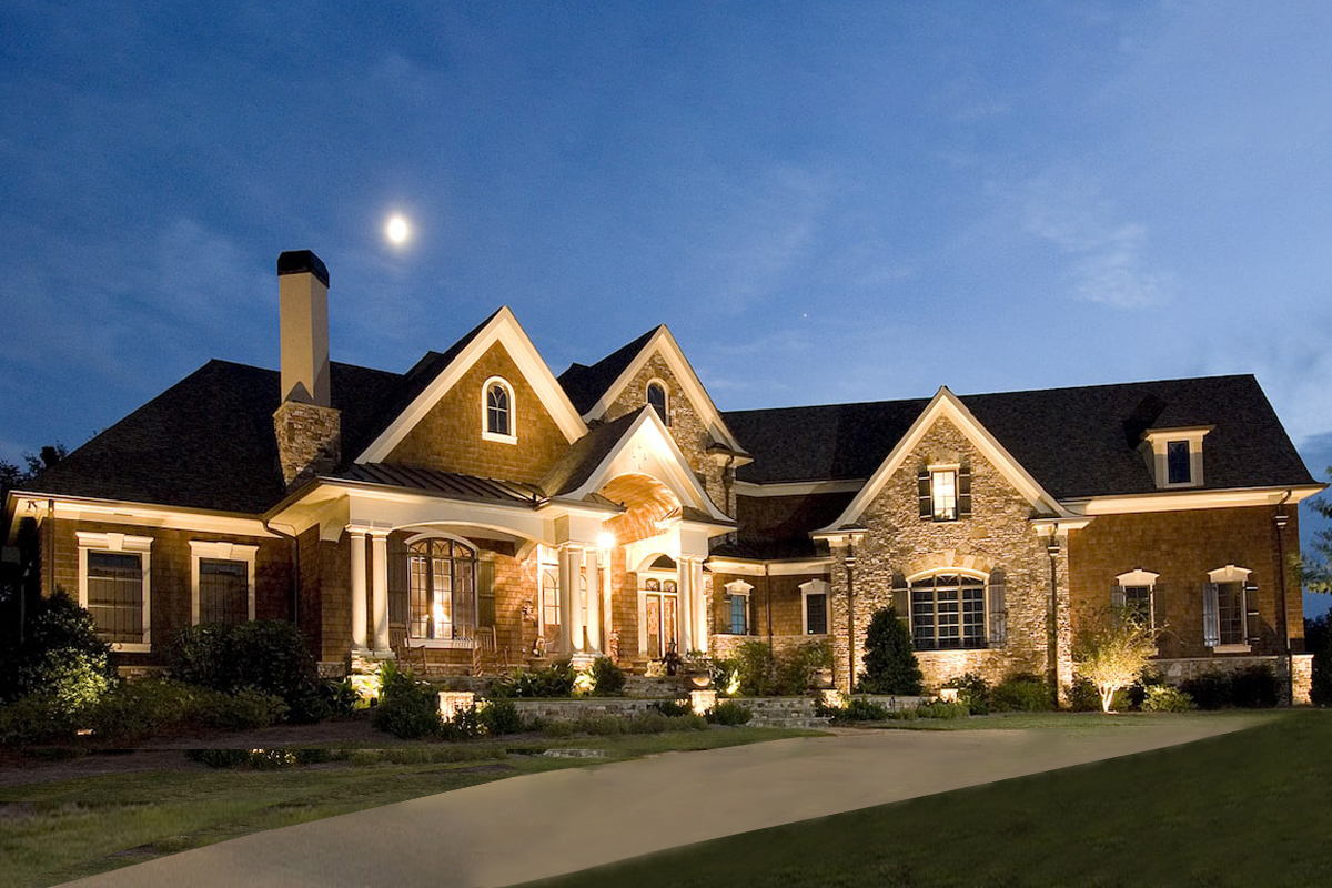 Transitional home (ThePlanCollection: Plan #198-1073)