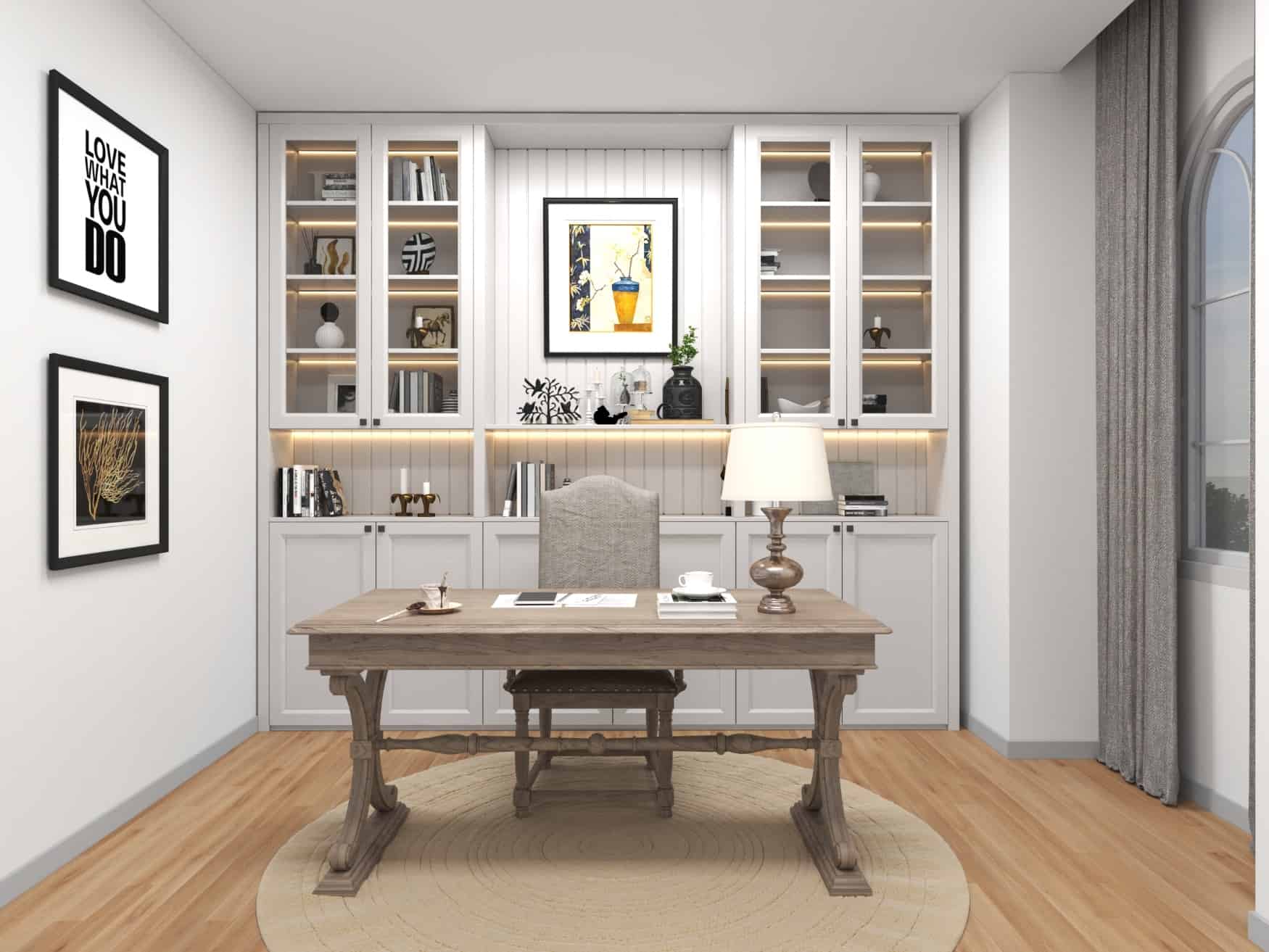 Home Office of this 5-Bedroom, 3745 Sq Ft Plan - 198-1092