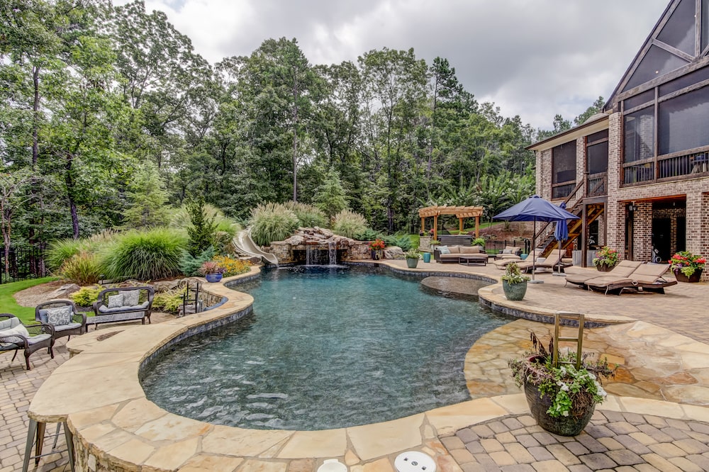 Pool of this 5-Bedroom,4971 Sq Ft Plan -4971
