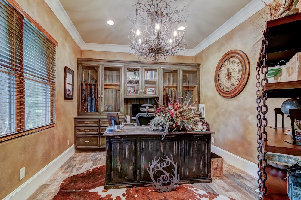Home Office: Library of this 5-Bedroom,4971 Sq Ft Plan -4971