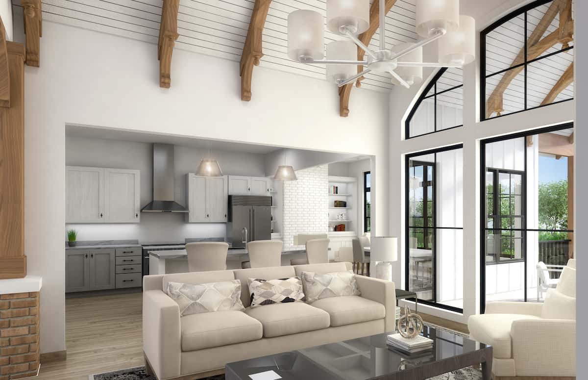 Great Room of this 5-Bedroom,3745 Sq Ft Plan -198-1113