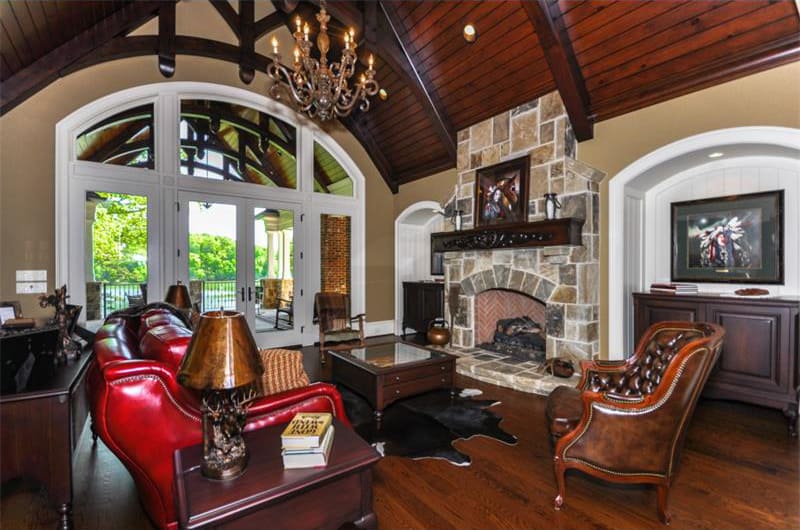 Living Room of this 4-Bedroom,3773 Sq Ft Plan -3773