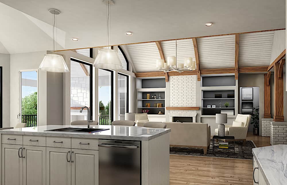 Kitchen of this 4-Bedroom,3773 Sq Ft Plan -3773