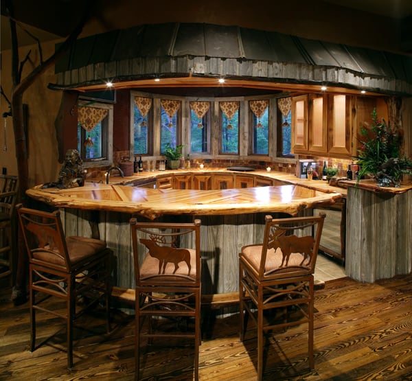 Wet Bar of this 3-Bedroom, 3642 Sq Ft Plan - 198-1125