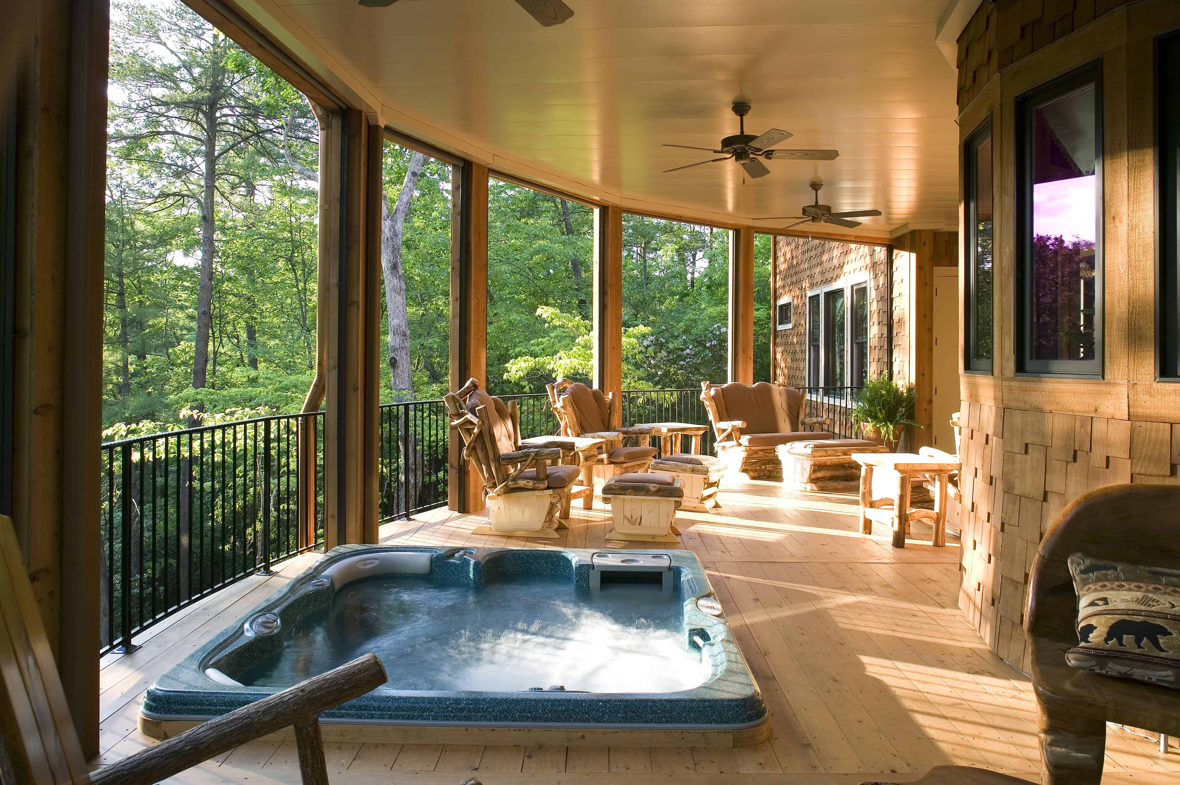 Deck of this 3-Bedroom, 3642 Sq Ft Plan - 198-1125