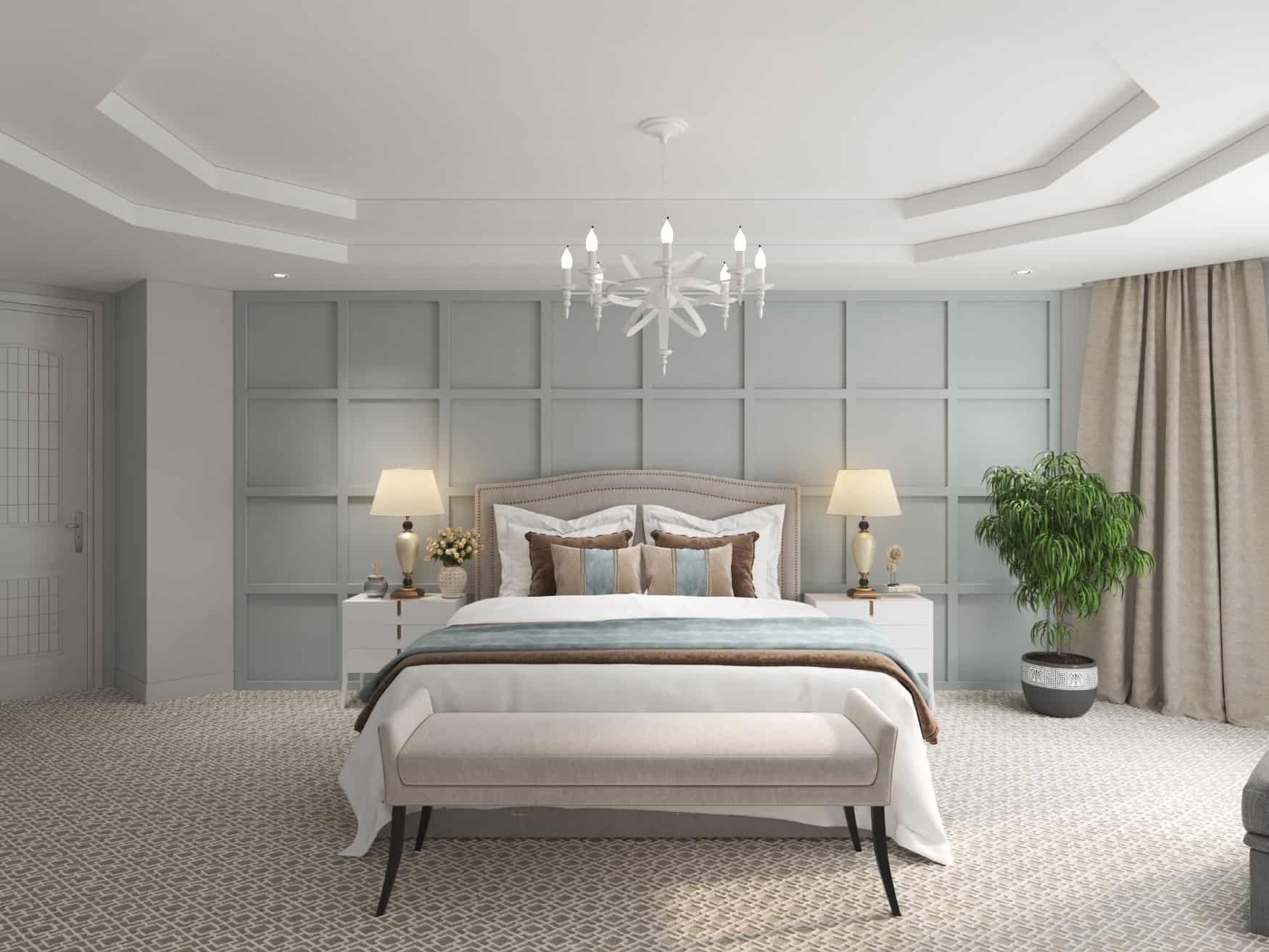 Master Bedroom of this 5-Bedroom,3261 Sq Ft Plan -198-1127