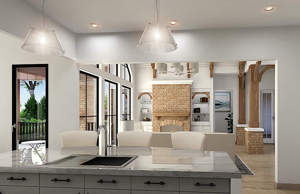 Kitchen of this 3-Bedroom, 2795 Sq Ft Plan - 198-1129