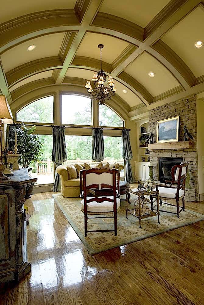 Living Room of this 5-Bedroom,4218 Sq Ft Plan -198-1141