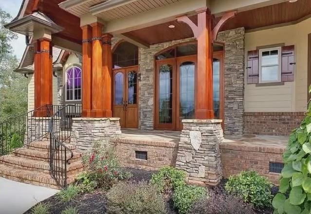 Porch of this 3-Bedroom,3572 Sq Ft Plan -198-1148