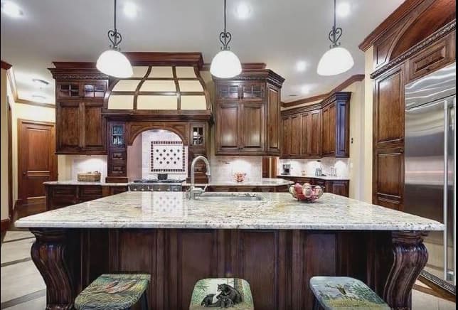 Kitchen: Kitchen Island of this 3-Bedroom,3572 Sq Ft Plan -198-1148