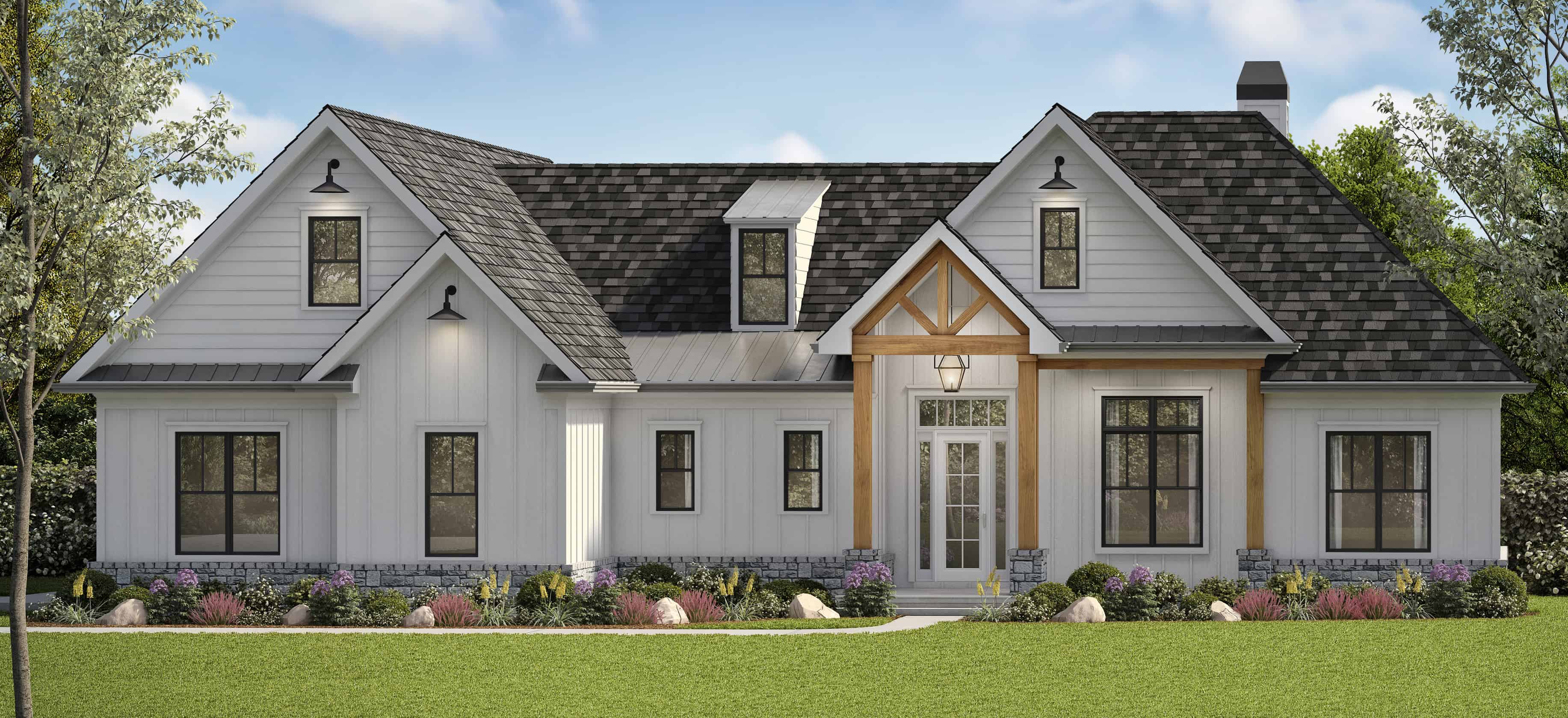 Ranch home (ThePlanCollection: Plan #198-1159)