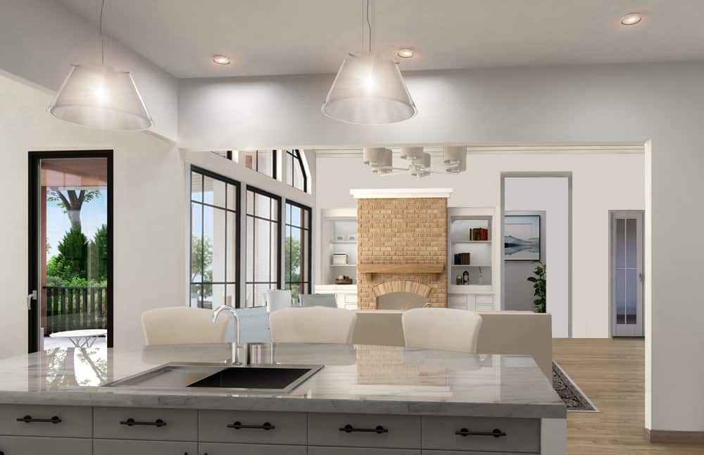 Kitchen of this 5-Bedroom,3154 Sq Ft Plan -198-1160